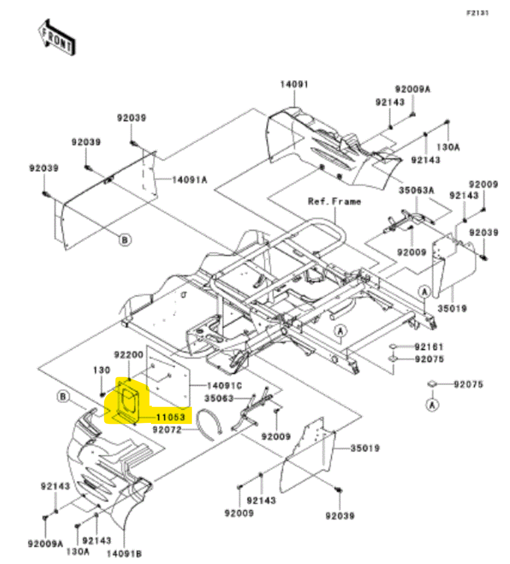 11053-0857 BRACKET